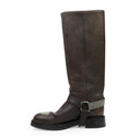 Brown Leather Riding Boots
