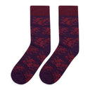 Maroon Candy Socks