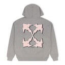 Heather Grey Bolt Arrow Hoodie