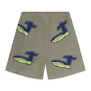 Grey Mesh Shorts