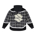 Grey Hockey Zip-UP Hoodie
