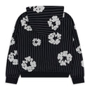 Black Black Yankees Cotton Wreath Zip Hoodie