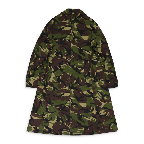 Green Pleat Smock Camo Cargo Jacket