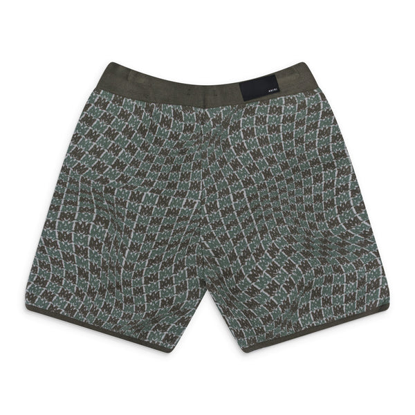 Green MA Swirl Shorts