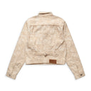 Cream Verdy Embroidered Denim Trucker Jacket