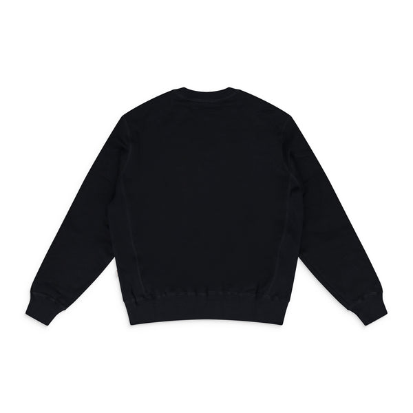 Black Tonal Logo Crewneck Sweatshirt