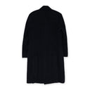 Navy Single-Breasted Coat