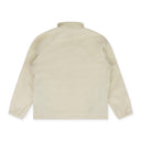 Bone White Quarter Zip Fleece Pullover