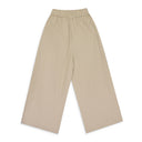 BEIGE WIDE-LEG PANTS