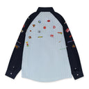 Blue Bowling Shirt