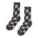 Black All-Οver Print MA Logo Socks