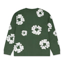 Green Cotton Wreath LS T-shirt