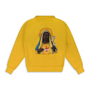 Yellow Mary Half Zip Sweater