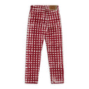 Red / White Kiss My Grits Picnic 501 Jeans