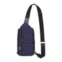 Purple MA Logo All-Over Sling Bag
