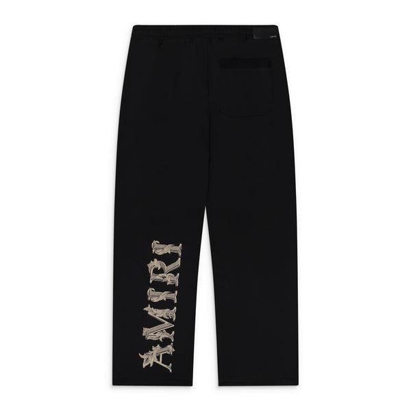 Black MA Baroque Logo Sweatpants