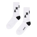 White/Black Collegiate Tube Socks