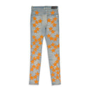 Clay Indigo/Orange Chemist Star Skinny Jeans