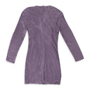 Purple Washed Cupro Bandana Dress