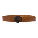 Brown Peace Wreath Belt