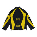 Black Nylon Racing Jacket