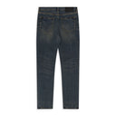Dark Indigo Stratos Vintage Knee Slit Jeans