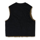 Brown MVP Reversible Shearling Vest
