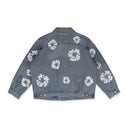 Blue Cotton Wreath Denim Jacket
