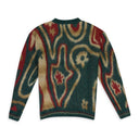 Multicolor Ongoye Jacquard Knit Cardigan