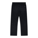 Vintage Black Crystal Burst MA Paisley Straight Jean