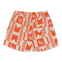 Orange/Off White Grasse Swim Trunks