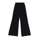 Black Wide Flared Sweatpant
