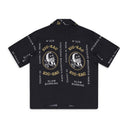 Black Zig Zag Rolling Paper Button-Down Shirt