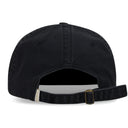 Jet Black Washed Script Cap
