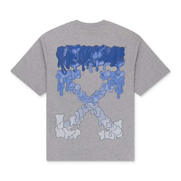 Heather Grey Skate Fit Dripping Arrow T-Shirt