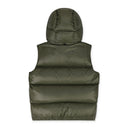 Green Nylon Puffer Vest