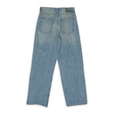 BLUE FULL CUT RE-PAINTING STRAIGHT JEANS