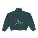 Green Script Logo Quarter Zip