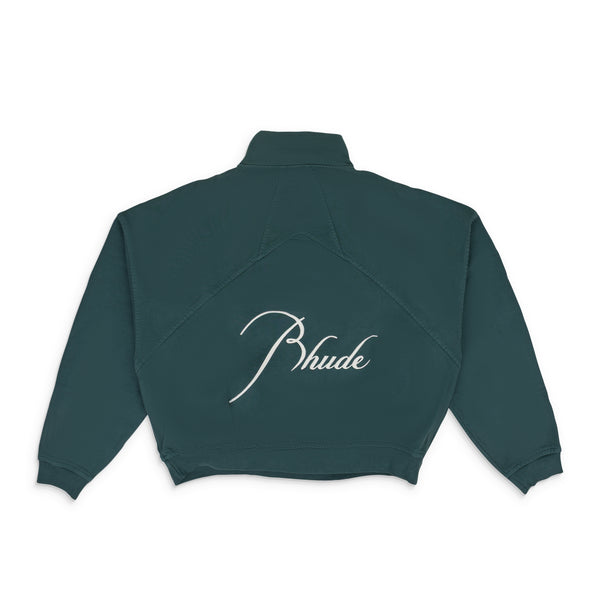 Green Script Logo Quarter Zip