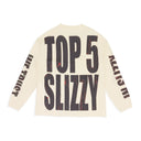 Bone White Top 5 Slizzy VVS L/S T Shirt