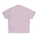 Pink Second Layer SS Open Collar Shirt