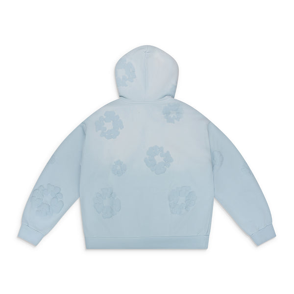 Light Blue Mono Wreath Hoodie