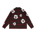 Red Cotton Wreath Pajama Shirt