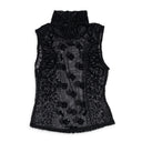 Black Bandana Mesh Tank