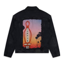 Black Purple x Blue Sky Denim Jacket
