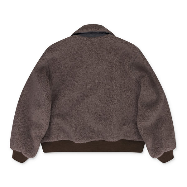 Brown Boa Reversible Jacket