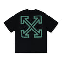 Black Skate Fit Short Sleeve Tape Arrow T-Shirt