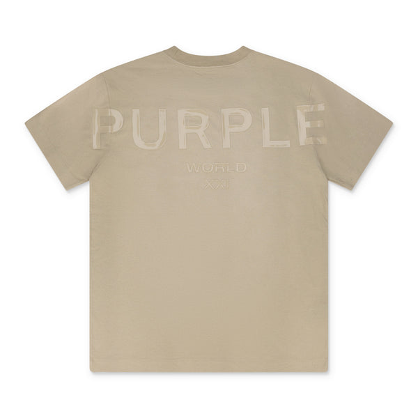 Brown Rice Textured World Wordmark T-shirt