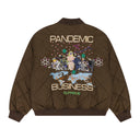 Brown Pandemic Business AOI Quilted Work Jacket