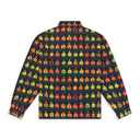 Black Watercolor Jockey Button Up